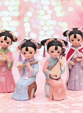 少女心宫廷风玩偶生日礼物装饰品
