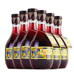 烟台白洋河法莱雅原汁葡萄之韵红葡萄酒女士甜酒10度1000ml/瓶装