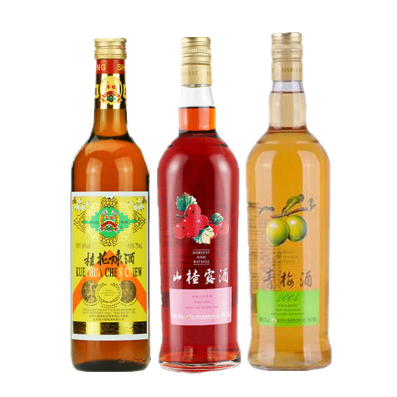 北京丰收桂花陈酒山楂露酒青梅酒各1支共3瓶女士果酒组合装包邮 淘醉缘商贸中心 淘优券 北京丰收桂花陈酒山楂露酒青梅酒各1支共3瓶女士果酒组合装包邮 淘醉缘商贸中心 淘优券