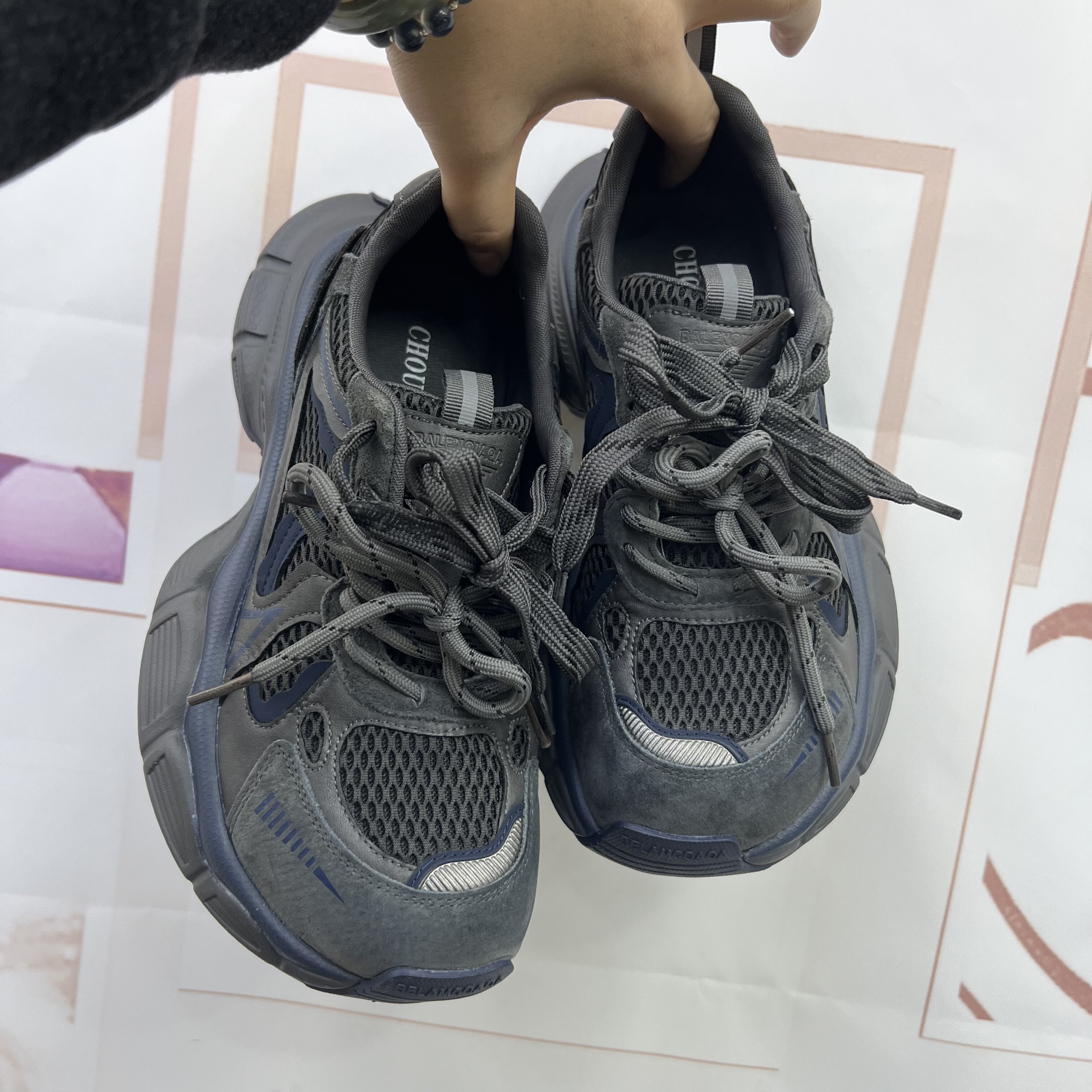 水木工芳2025春季新款百搭显瘦休闲厚底老爹鞋女9130