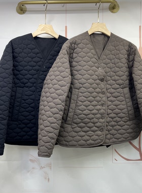 水木工芳2026冬季新款百搭显瘦短款休闲棉服外套女9132