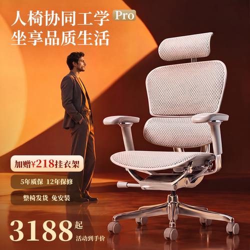 保友金豪E2丨高端护腰人体工学椅