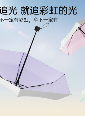 TIME&LOVER钛银伞小巧便携胶囊太阳伞遮阳防晒防紫外线晴雨伞
