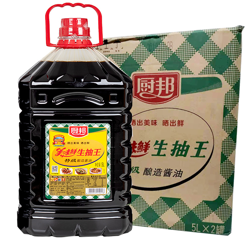 多省包邮厨邦特级酿造5l桶酱油