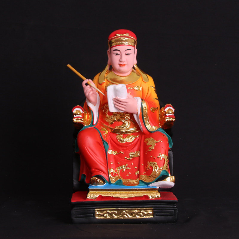 文昌帝君人物像文曲星升学功名录位之神树脂工艺品家用桌面摆件