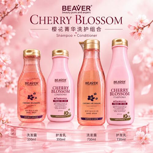 樱花菁华洗发露Beaver/博柔