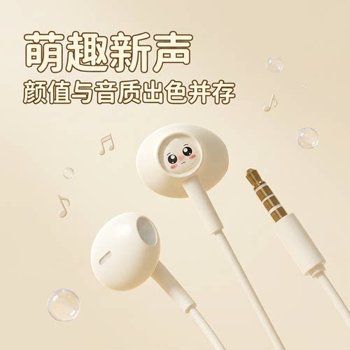 有线耳机type-c接口半入耳式高音质带麦适用于苹果华为小米通用