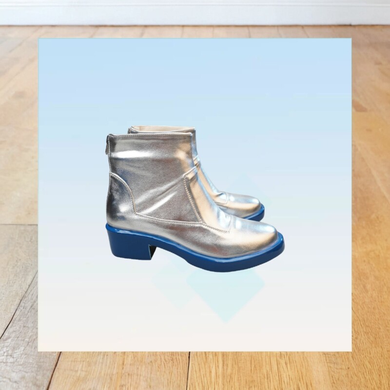 初音cos 雪初音公式服MIKU雪未来cosplay鞋女动漫表演鞋