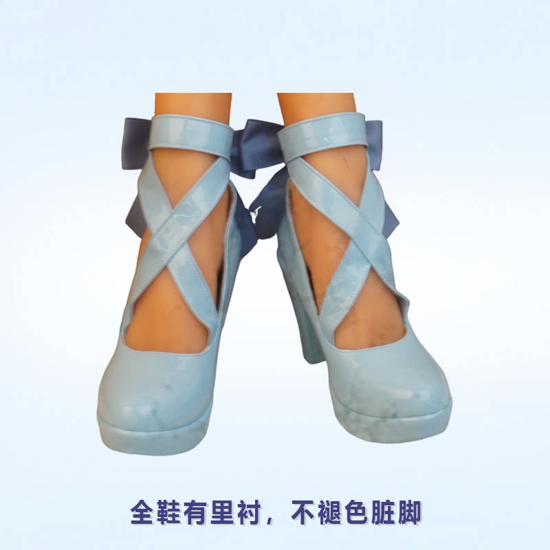 cos鞋王者荣耀小乔白天鹅之梦黑天鹅cosplay动漫游戏道具鞋定制