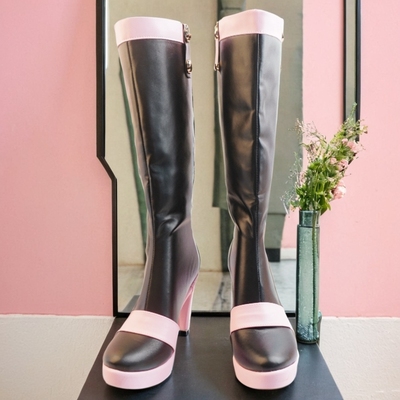 Vocaloid 歌姬计划F Sweet Devil 初音 MIKU cosplay鞋动漫鞋定制