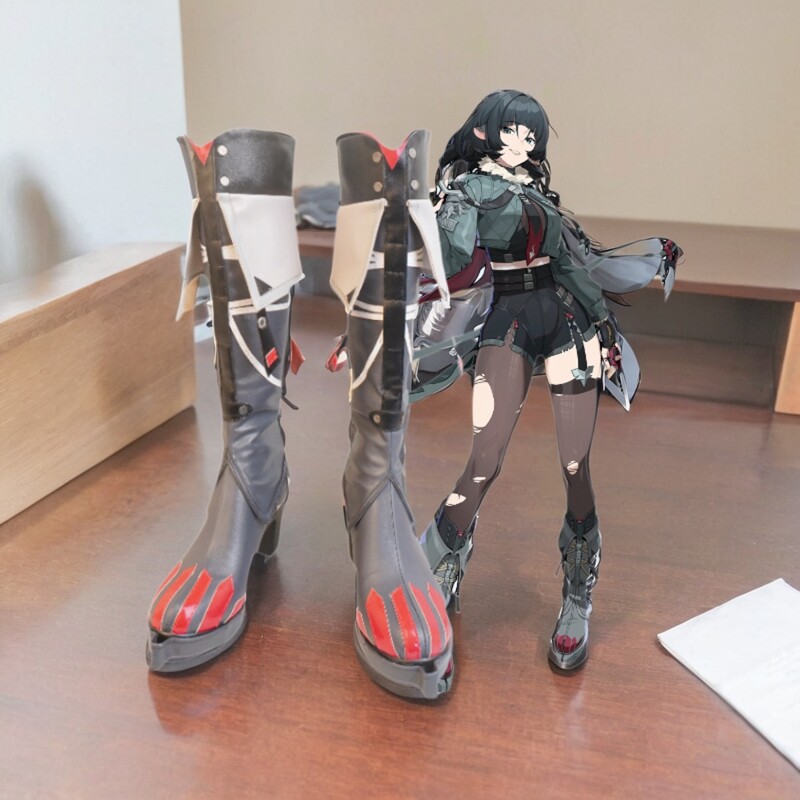 cos鞋绝区零简杜 主人公哲 铃 丽娜 安比cosplay鞋大码游戏道具鞋图片