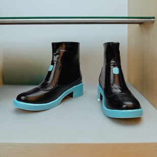 初音cos鞋 来图定制cosplay鞋