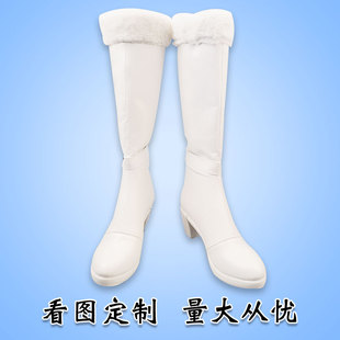 lovelive Snow halation LL西木野真姬打歌服 cos鞋cosplay靴子女