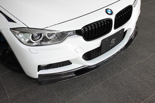 3D Design BMW宝马3系F30/31/35 碳纤维前唇扰流板 行货质保