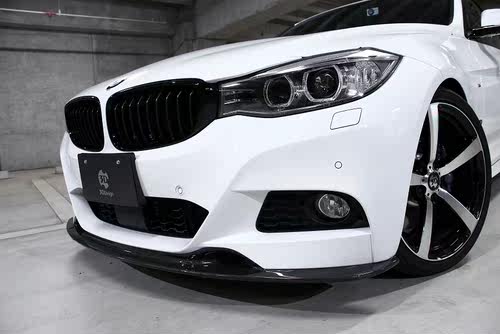 3D Design BMW宝马3系GT F34M运动碳纤维前唇扰流板 行货质保