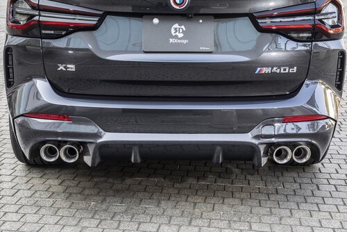现货日本正品3DDesign 宝马BMW G01/G08 X3 LCI M运动碳纤维后唇