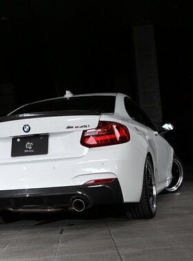 正品3DDesign BMW宝马f22 2系m运动 碳纤维尾唇扩散器 双/四出