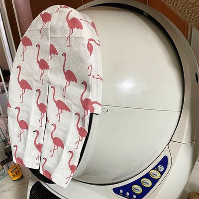 全半封闭猫砂盆电动litter robot全自动猫厕所智能清理铲屎机门帘