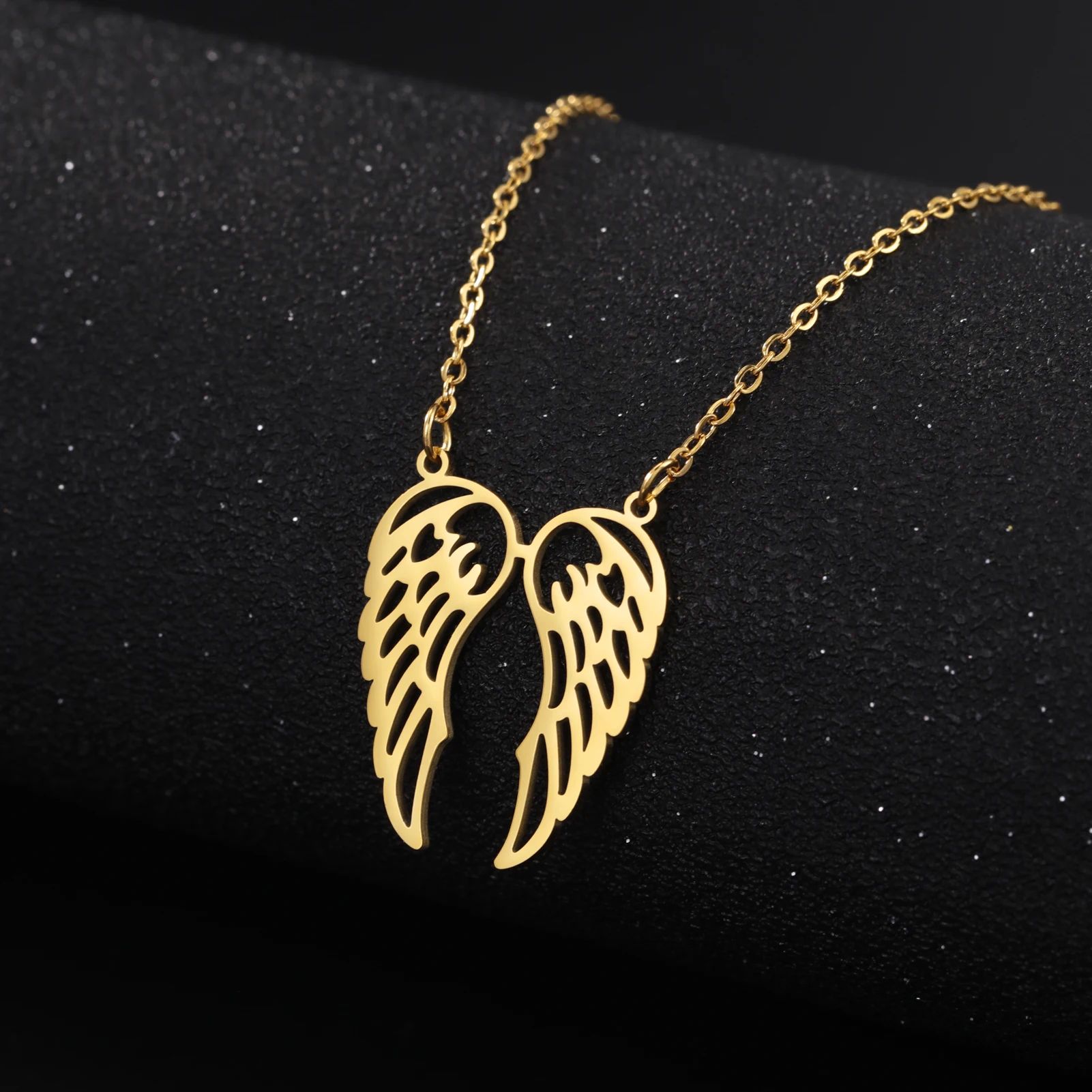 Wing Necklace Angel Chain Supernatural Amulet Gift For Woman