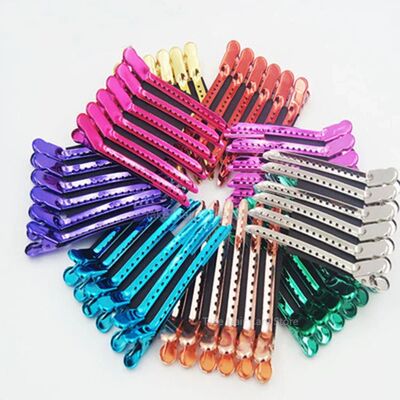 Alligator Hair Clips Hairdressing Clamps Claws Barber Sectio