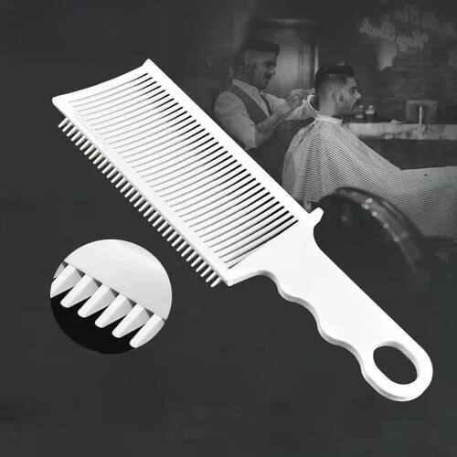 Men Flat Top Fading Comb Barber Hair Cutting Comb Gradient C