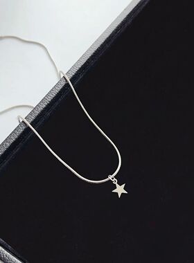 Stainless steel Star Pendant Snake bone Chain Non-fading sum