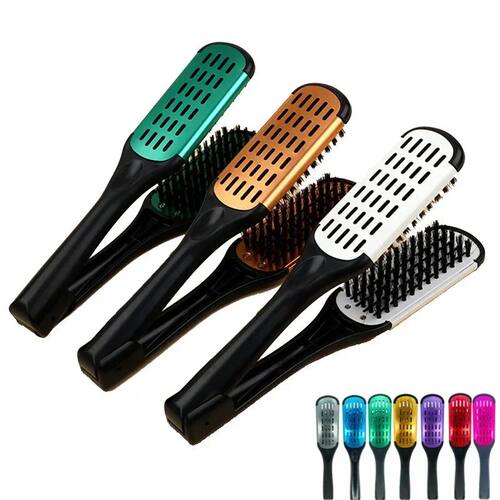 Pro Hairdressing Straightener Nylon Hair Straightening Doubl