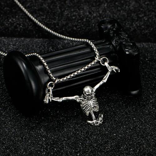 A Fashionable and Creative New Halloween Punk Style Skull Ne