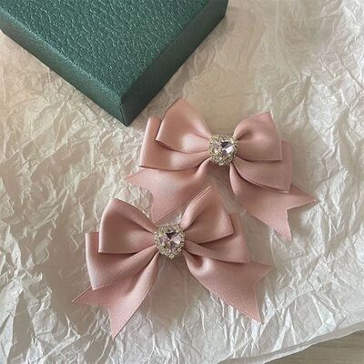 1 pair lolita accessories Duck billed clip pink y2k hair pin