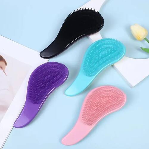 Anti Static Massage Hair Brush Tangles Detangle Shower Salon