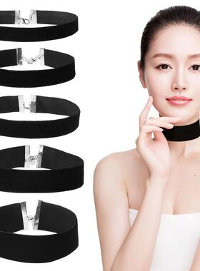 Adjustable Elegant Classic Vintage Velvet Choker Gothic Blac