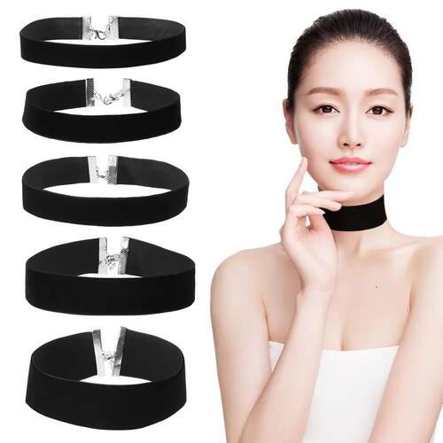 Adjustable Elegant Classic Vintage Velvet Choker Gothic Blac