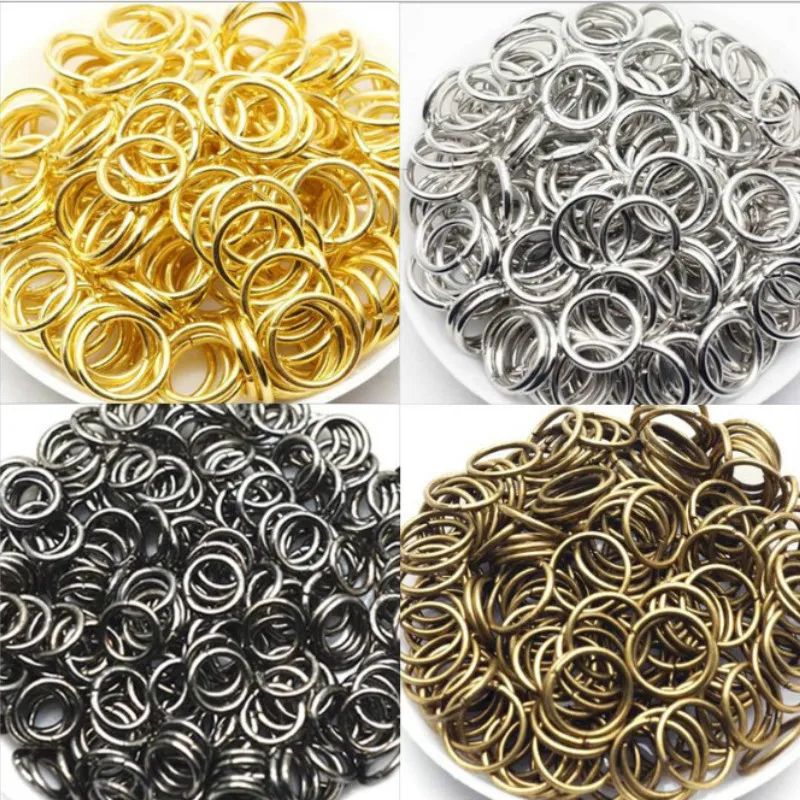 50-200Pc 18mm Large Metal Long Hair Clip Braid Circle Hair S