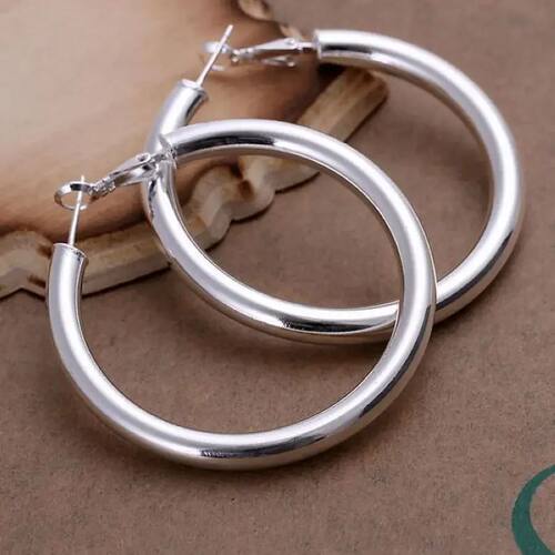 Earrings Fashion Pretty Nice Women Party 5CM Round Jewelry B