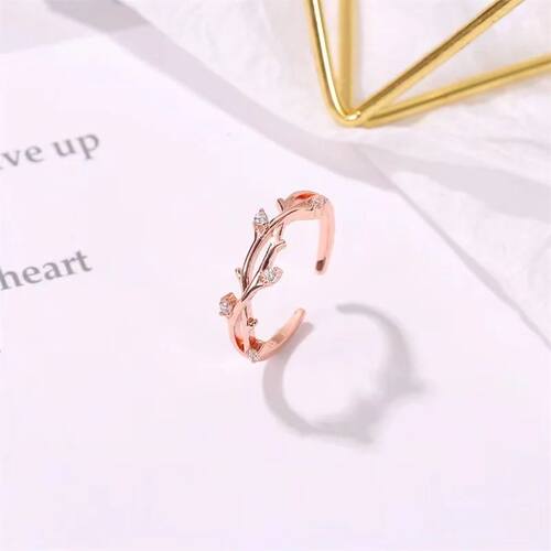 Zircon Flower Rings for Women Jewelry Punk Couple Rings Fing
