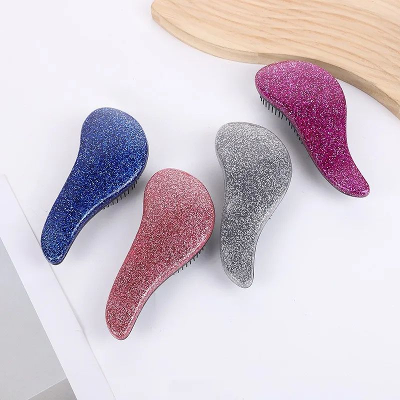 Magic Handle Detangle Hair Comb Anti Static Massage Hair Bru