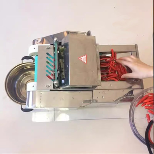 出口牛筋皮带切辣椒泡椒小米椒机