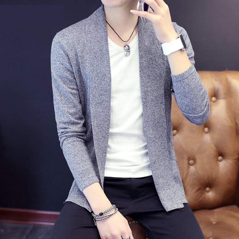 Spring and autumn season Korean Edition Sweater man Thin section Long sleeved sweater Cardigan Shawl Youth coatin the Men's clothing, Knitwear/Sweaters  category - from Buy2taobao.com to provide professional Taobao agent buy service