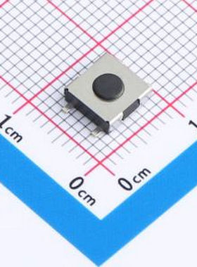 TVEF02-N025CB-R 6.2X6.2/平脚/2.5H/250gf/全黑/不接地/编带 SMD