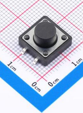 BTS0F0022GBG00 12*12*7mm 250gf立贴 轻触开关 SMD-4P,12x12mm