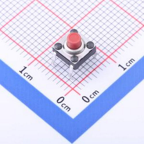 TS665CJFS-HT 250gf 072 6*6*5mm 直插 轻触开关 插件 轻触开关