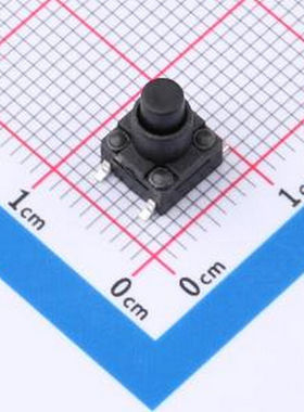 GT-TC120A-H095-L1 6×6×9.5 防水贴片轻触开关 160gf 带护套 SM