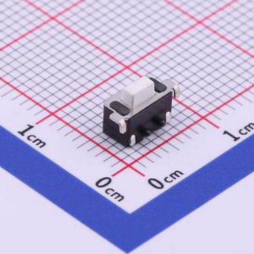 TS-1054-A2B3-D2 轻触开关3*6*5.0侧按贴片6.0*3.5白柄按键250gf