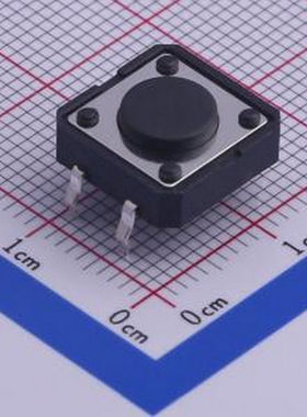 TS-1003-04526 12*12*4.5mm 直插 轻触开关 插件,12x17mm 轻触开