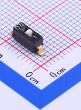DSIC01LSGET 1位高推 拨码开关 SMD,2.5x6mm 拨码开关