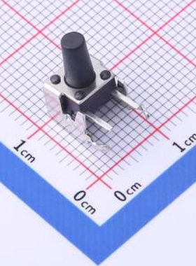 TS-KG02N-BB100F 6*6*10.0侧按支架式轻触开关 插件 轻触开关