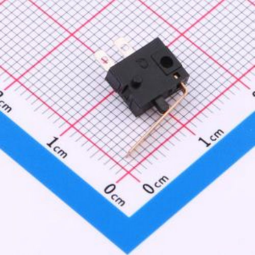 HX KFC-V-103B-12L 小型微动开关 2脚直插 铜柄 自复位 插件 行程