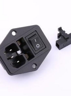 RT-C14B-H1+SS21-1BB 三合一插座:翘板开关+AC插座+保险丝 2件套