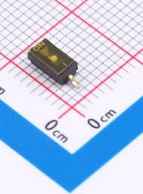 DSHP-01-TS-GER 1.27mm间距 1位 贴片 DSHP黑色S脚 拨码开关 SMD