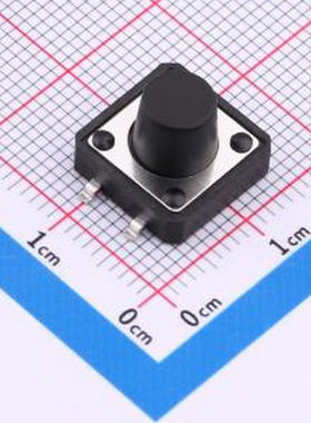 TS016-TBW1EH9.0 12*12*9.0mm 立贴 180GF 轻触开关 SMD-4P,12x12